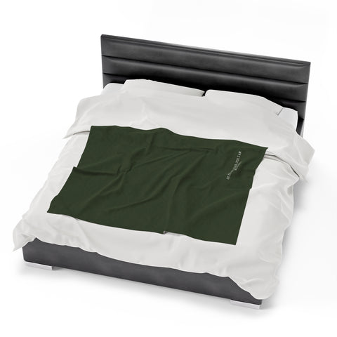 Army Wife/ Mom Velveteen Plush Blanket