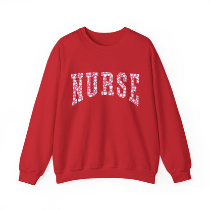 Nurse Crewneck Sweatshirt, Perfect Cozy Sweater For Nurse Week, Students, Graduates, Registered Nurse, ER, Pediatric, Oncology, NICU, Nurse Retirement