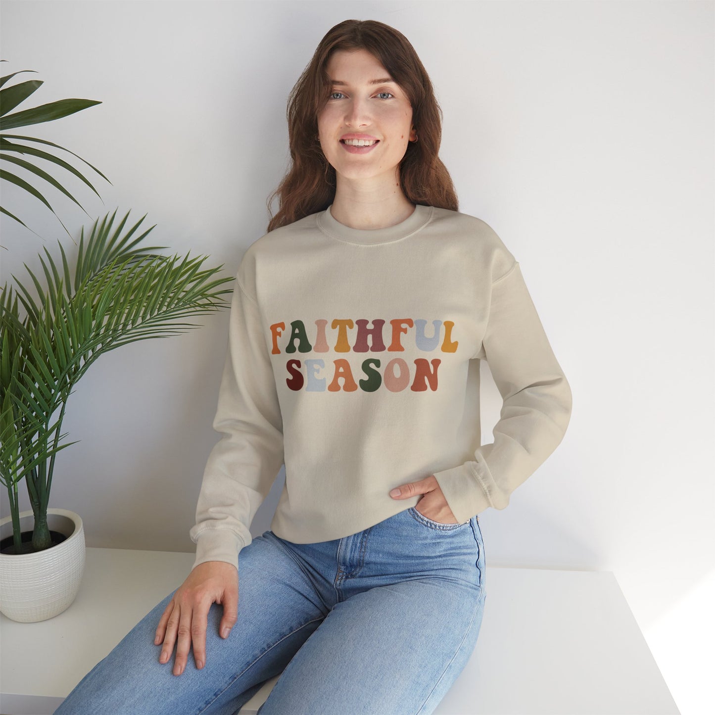 Fall Crewneck Sweatshirt For Women and Girls, Perfect For Religious Students, Bible Study Groups, Teachers, Perfect Gift For Christian Faith, Catholic School Gift & Faithful Individuals