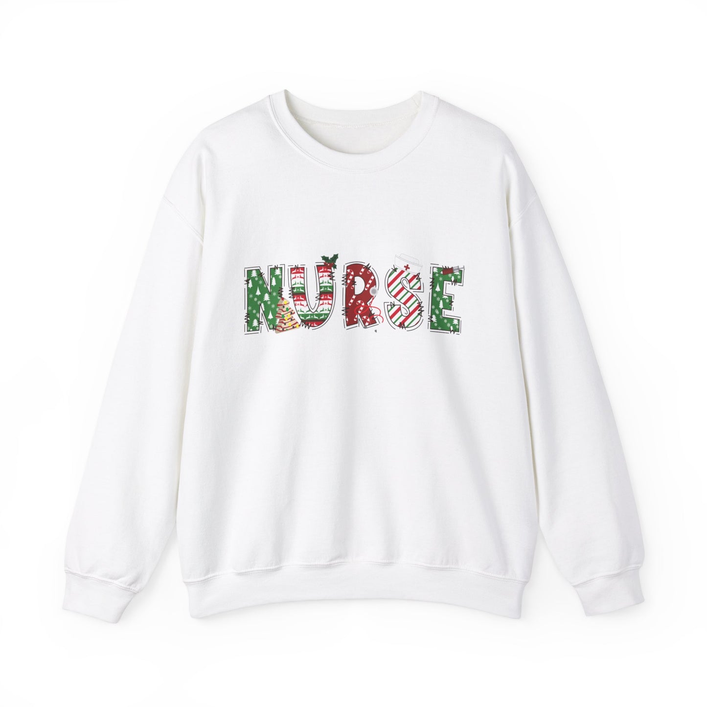 Nurse Crewneck Sweatshirt, Perfect For Nurse Week, Students, Nurse Graduates, Registered Nurses, ER Nurses, Paediatric, Oncology, NICU, Nurse Retirement, Perfect Cozy Sweater For Thanksgiving Or Christmas & Holidays