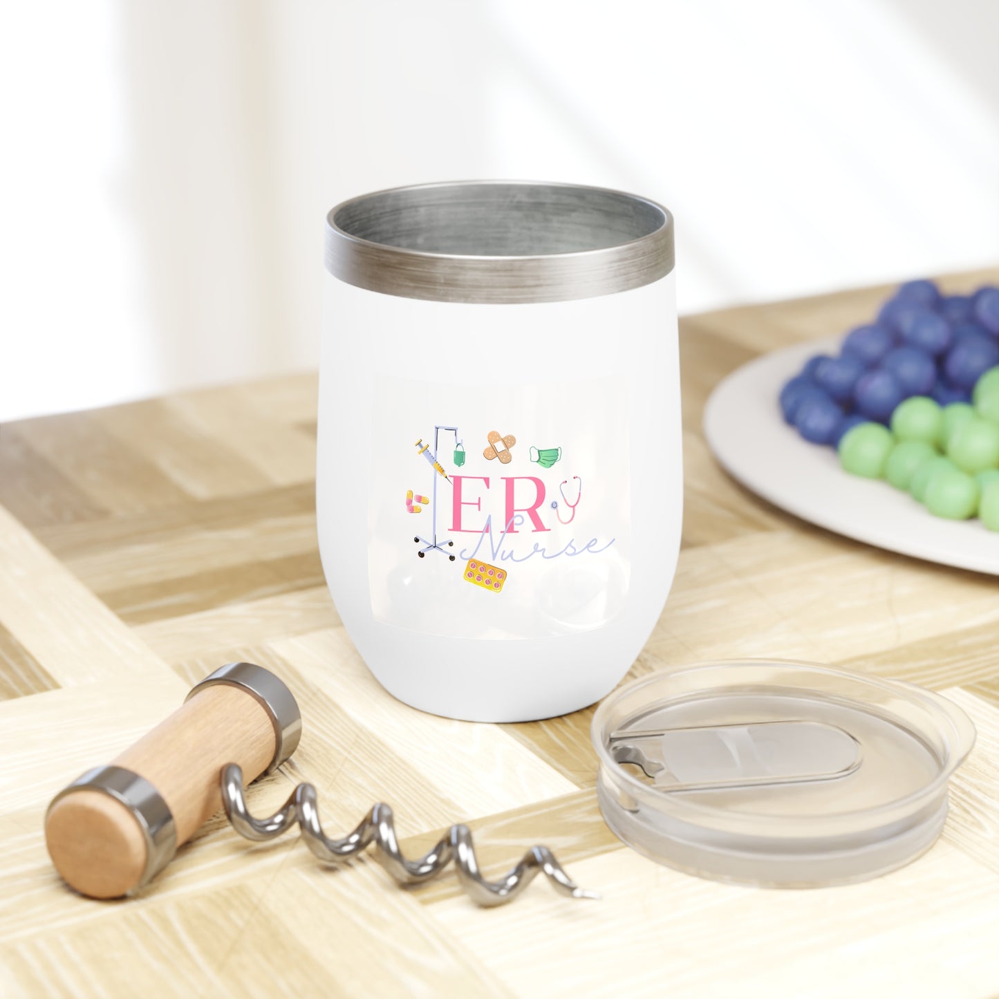 ER Nurse Wine Tumbler