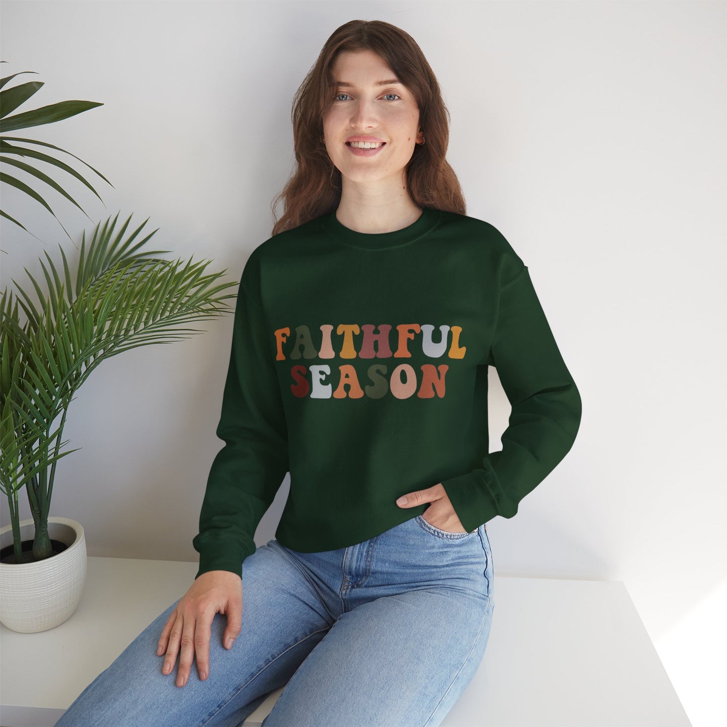 Fall Crewneck Sweatshirt For Women and Girls, Perfect For Religious Students, Bible Study Groups, Teachers, Perfect Gift For Christian Faith, Catholic School Gift & Faithful Individuals