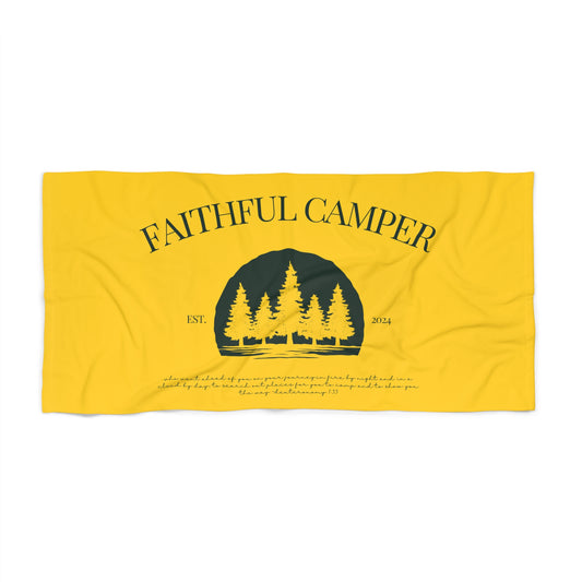 Deuteronomy Campers Beach Towel, Bible Towel For Campers & counselors, For Faithful Women, Perfect For Religious Students, Teachers, Perfect Gift For Christian Faith, Catholic School & Faithful Individuals