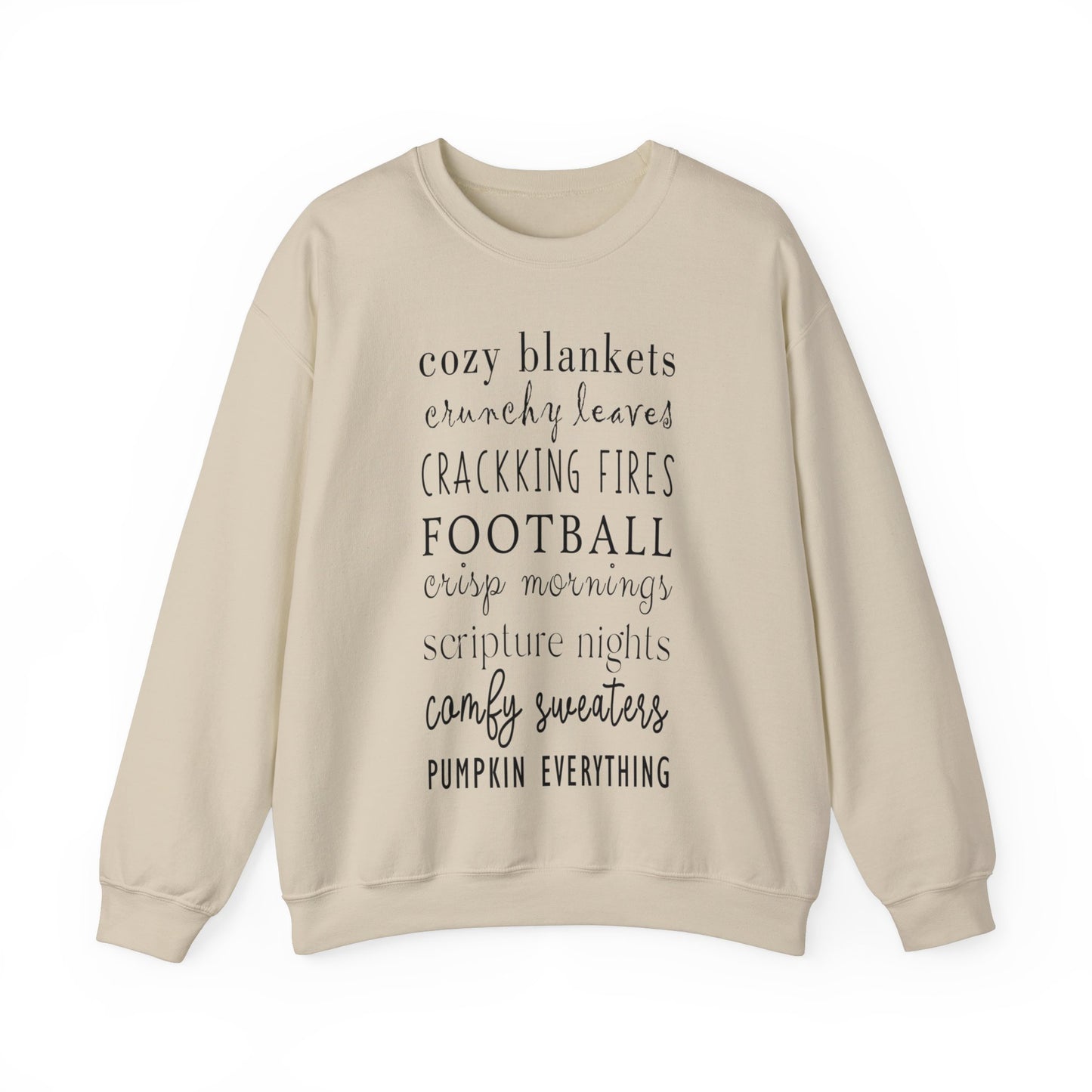 Fall Crewneck Sweatshirt For Women and Girls, Perfect For Religious Students, Bible Study Groups, Teachers, Perfect Gift For Christian Faith, Catholic School Gift & Faithful Individuals