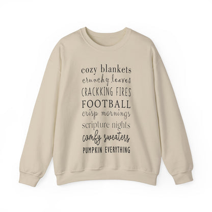 Fall Crewneck Sweatshirt For Women and Girls, Perfect For Religious Students, Bible Study Groups, Teachers, Perfect Gift For Christian Faith, Catholic School Gift & Faithful Individuals