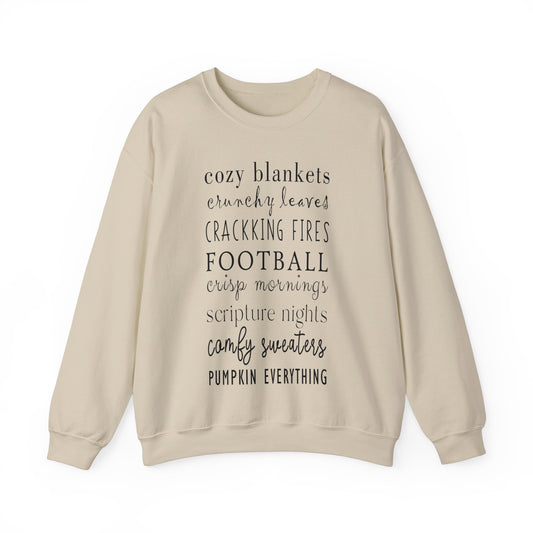 Fall Crewneck Sweatshirt For Women and Girls, Perfect For Religious Students, Bible Study Groups, Teachers, Perfect Gift For Christian Faith, Catholic School Gift & Faithful Individuals