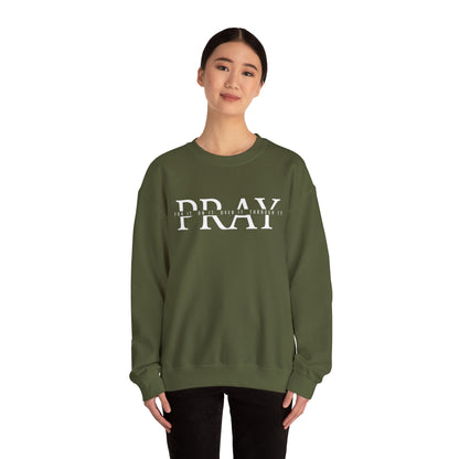 Pray For It Scripture Crewneck For Women, Perfect For Religious Students, Teachers, Perfect Gift For Christian Faith, Catholic School Gift & Faithful Individuals