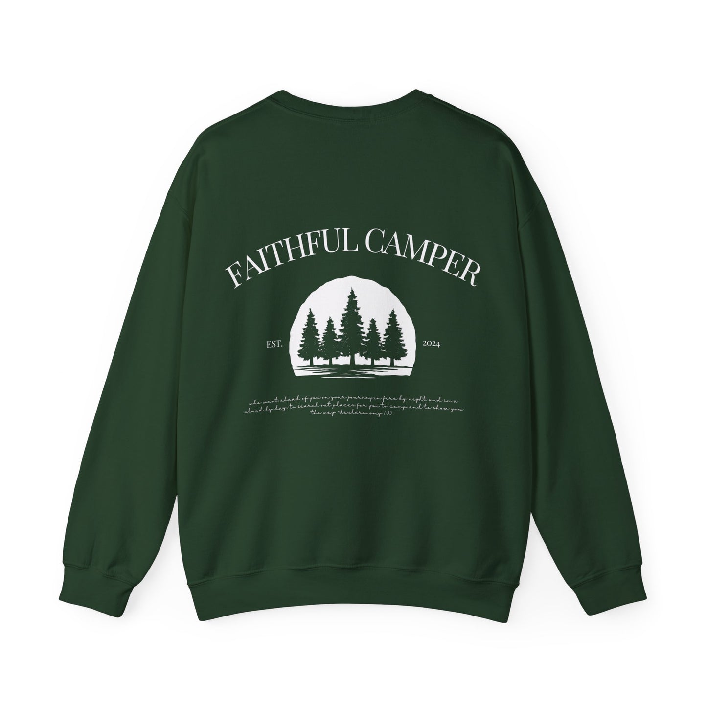 Crewneck Sweatshirt For Summer Campers For Women and Girls, Perfect For Religious Students, Campers, Counselors, Teachers, Perfect Gift For Christian Faith, Catholic School Gift & Faithful Individuals