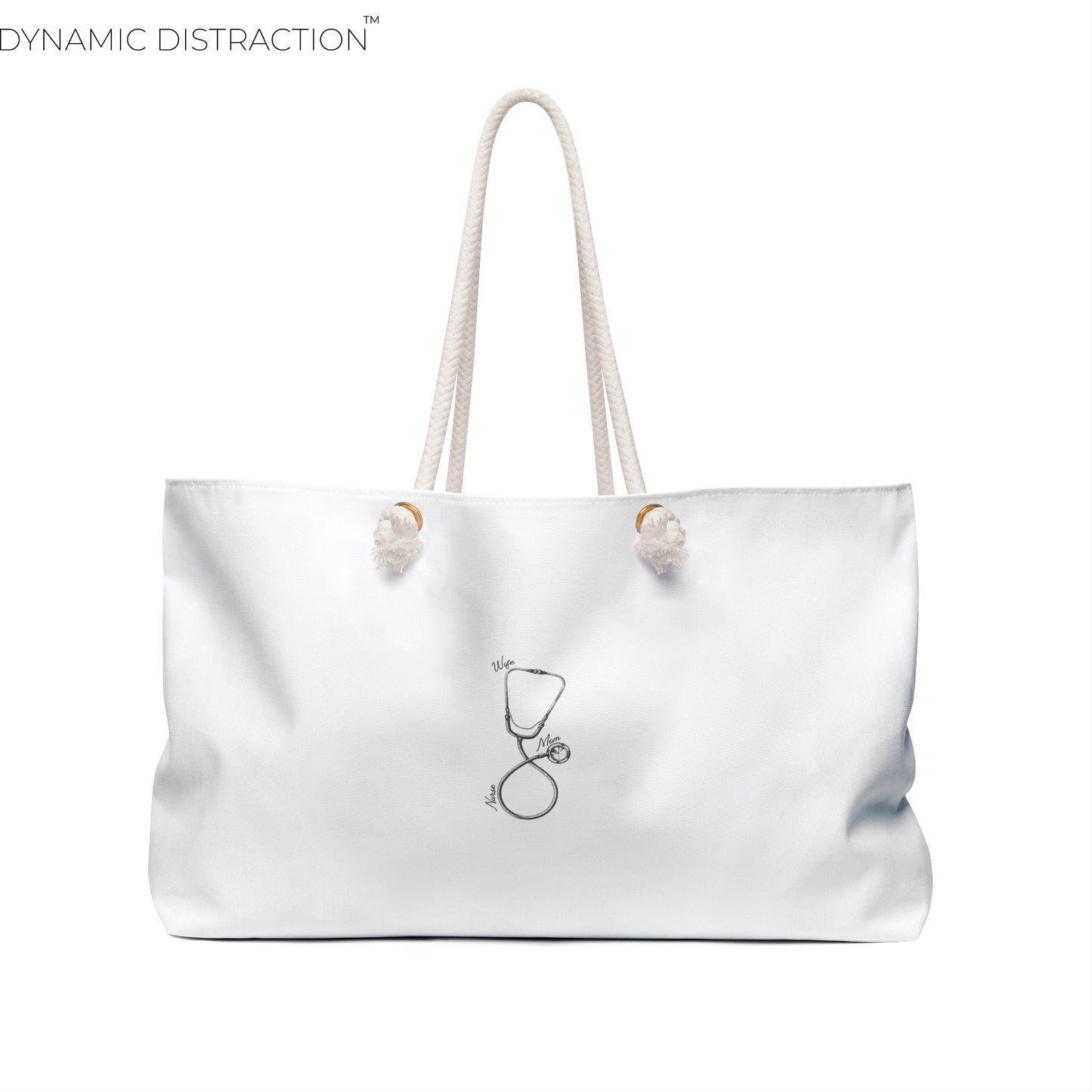 Mom, Wife Nurse Tote Bag, Durable Spun Polyester, Perfect For Nurse Week, Students, Graduates, Registered Nurse, ER, Pediatric, Oncology, NICU, Nurse Retirement Gift