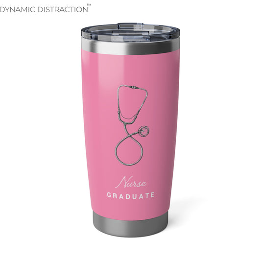 Nurse Graduate Tumbler 20oz, Perfect For Nurse Week, Students, Registered Nurse, ER, Pediatric, Oncology, NICU, Nurse Retirement - BPA Free, Stainless Steel